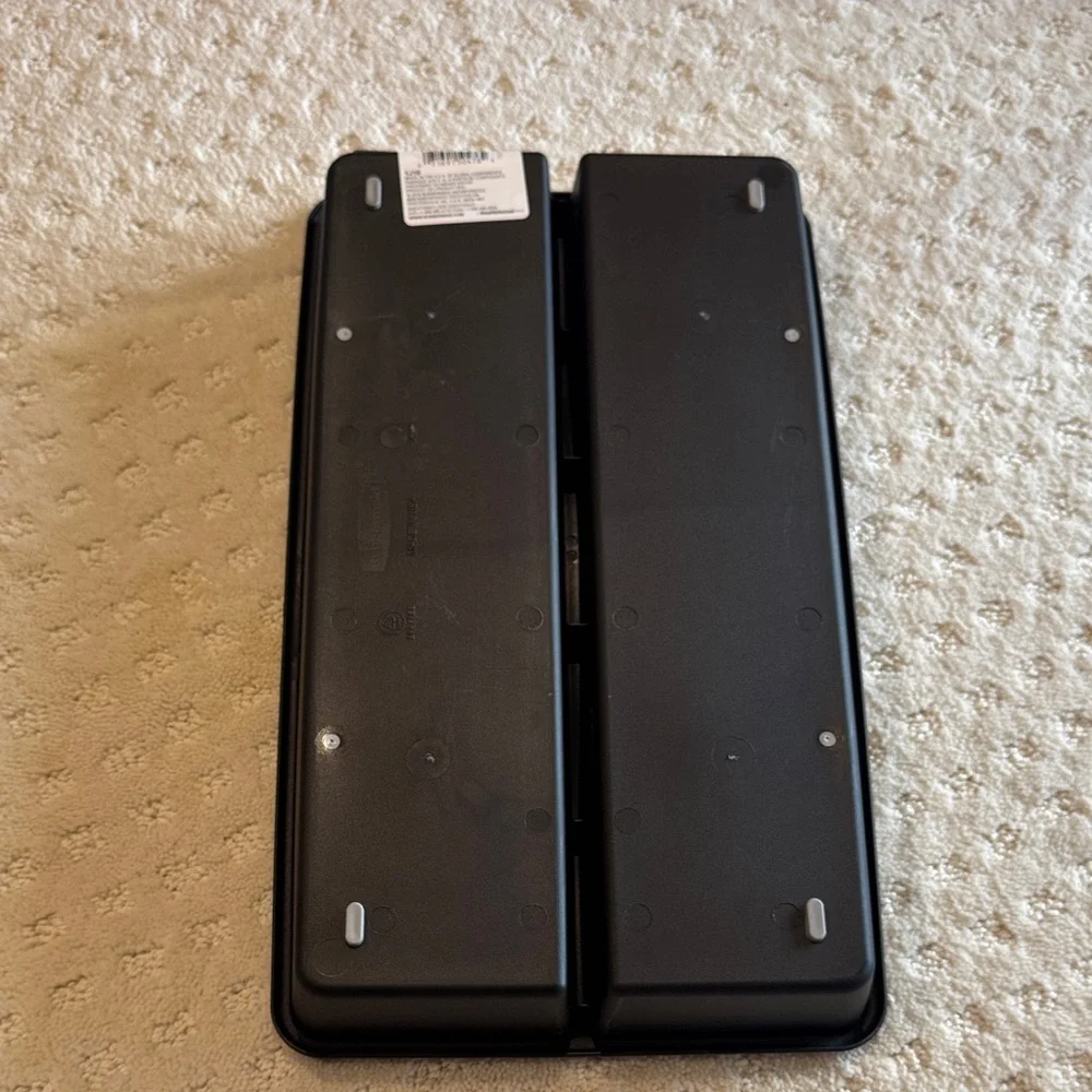 Rubbermaid Black Dual-Compartment Organizer